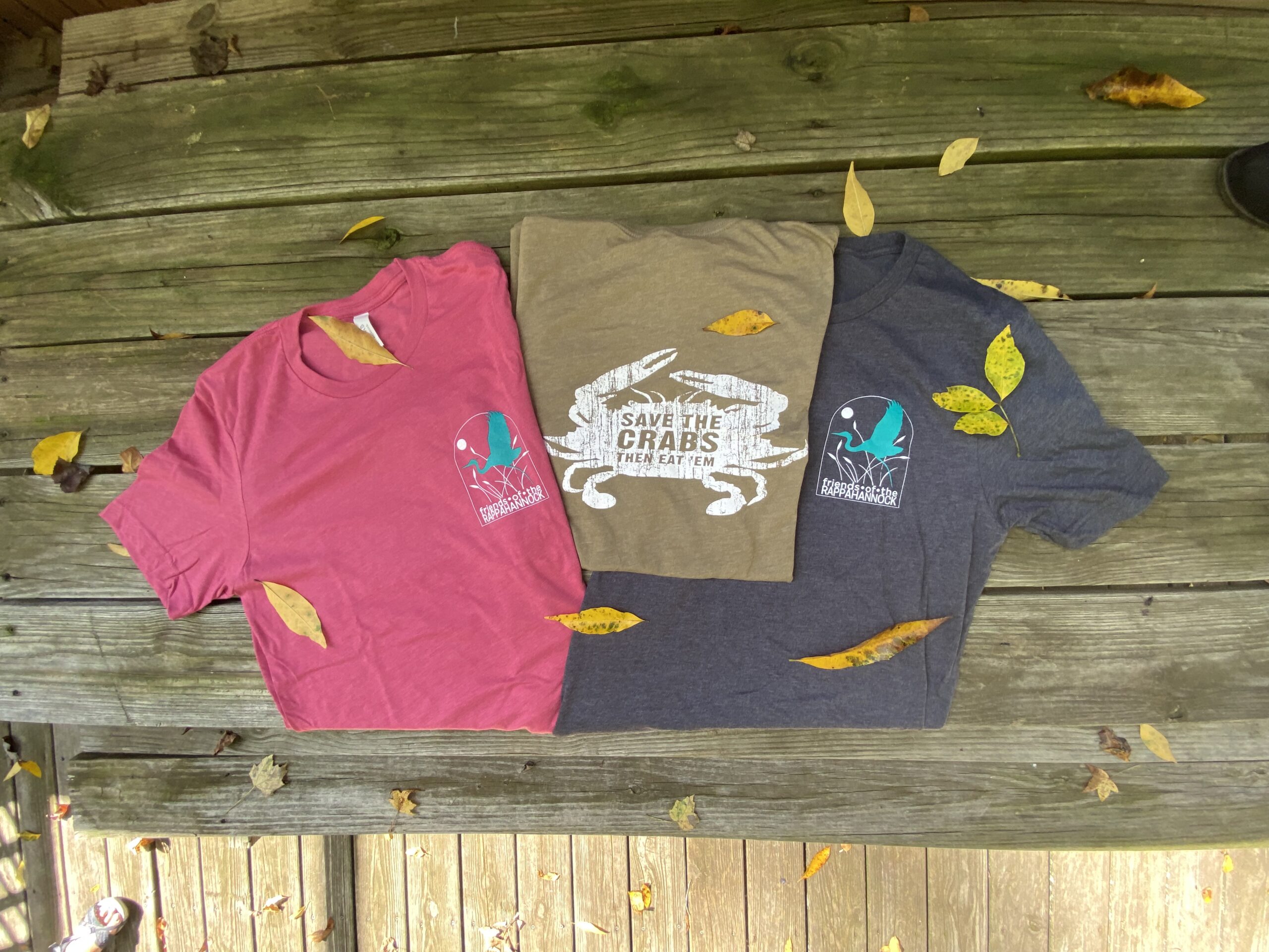 Save the Crabs T-Shirt- Silky Soft - Friends of the Rappahannock