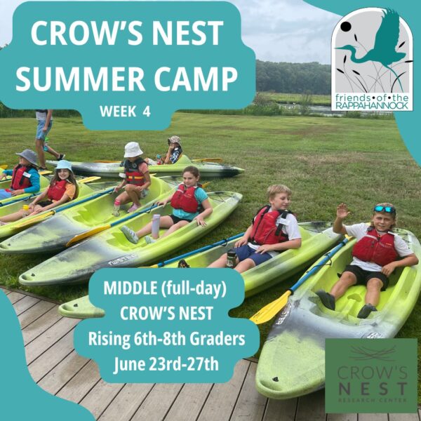 Crow's Nest Camp: Week 4 Middle Rising 6th-8th Graders