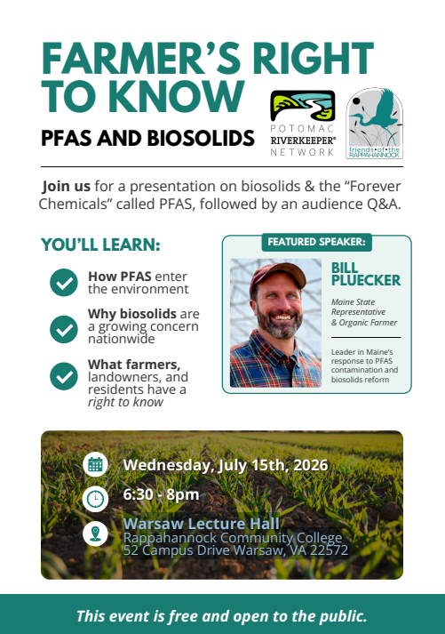 click to learn more about Farmer’s Right to Know: PFAS and Biosolids