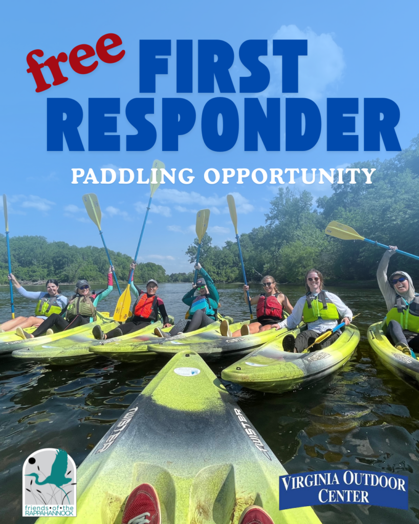 click to learn more about FREE First Responder Paddling Opportunity